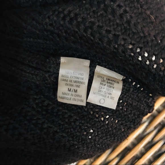 ⭐️🌟Elie Tahar Brown Knit Wrap Sweater Vest Sz M - Picture 11 of 14